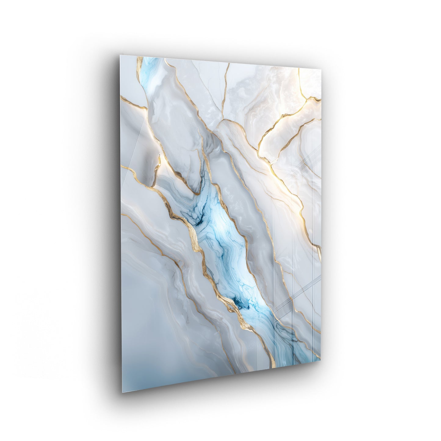 Celestial Marble No. 1 - Fluid Art Wandbild auf Acrylglas