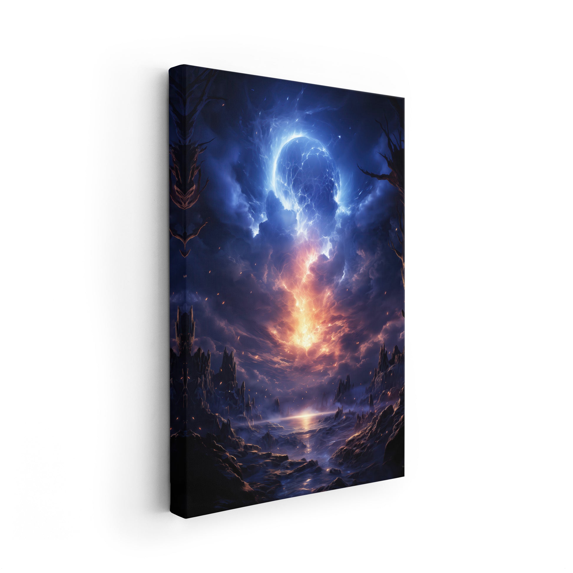 Galactic Sparks - Zeitlose Landschaft Bilder auf Leinwand