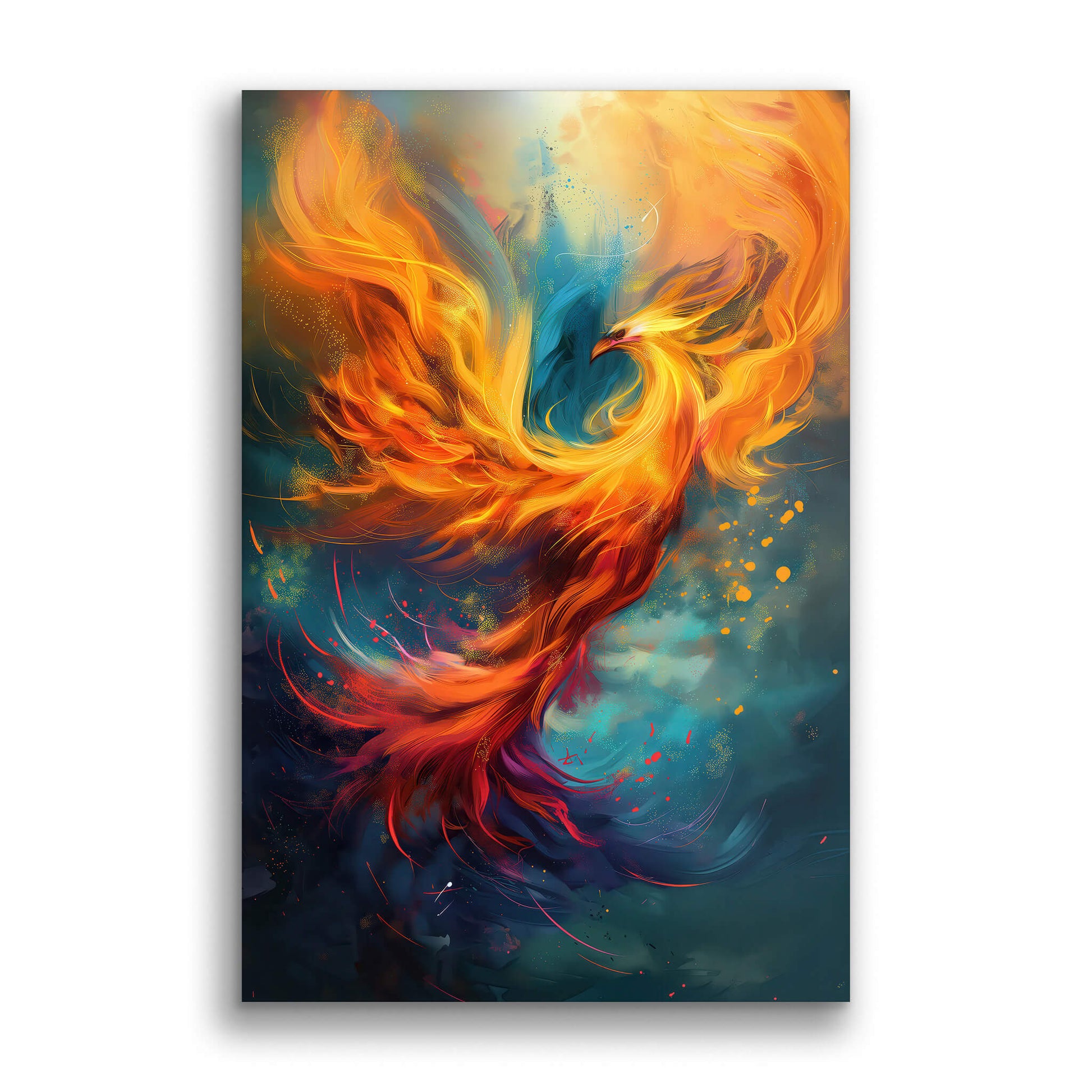 Rise of the Phoenix-Wall Art AI