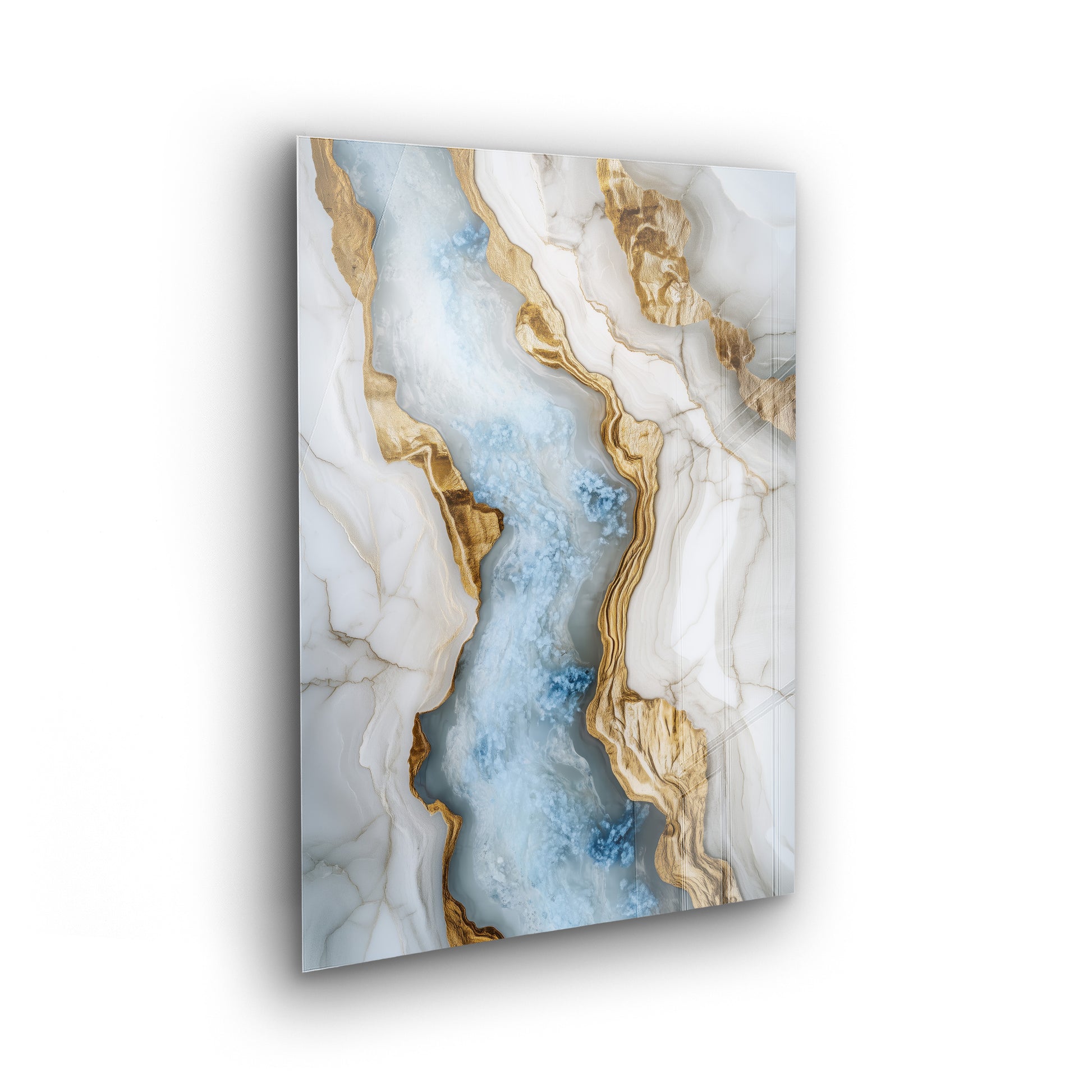 Celestial Marble No. 3 - Fluid Art Wandbild auf Acrylglas