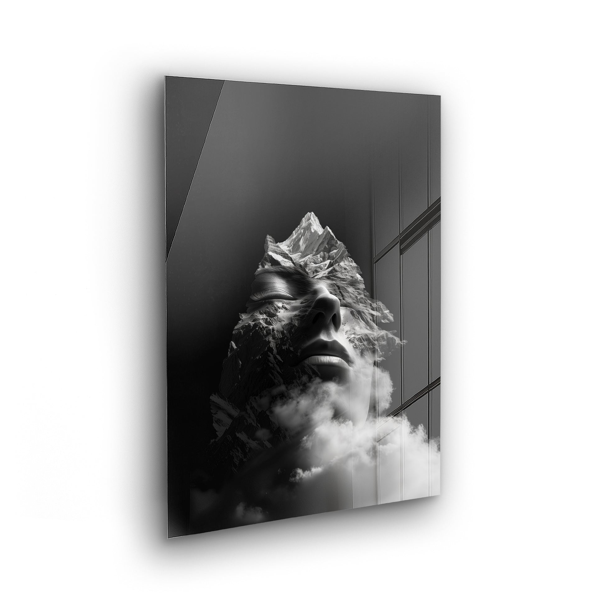 Stone and Soul - Schwarz-Weiß Foto als Acrylglas Wandbild