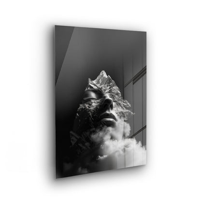 Stone and Soul - Schwarz-Weiß Foto als Acrylglas Wandbild