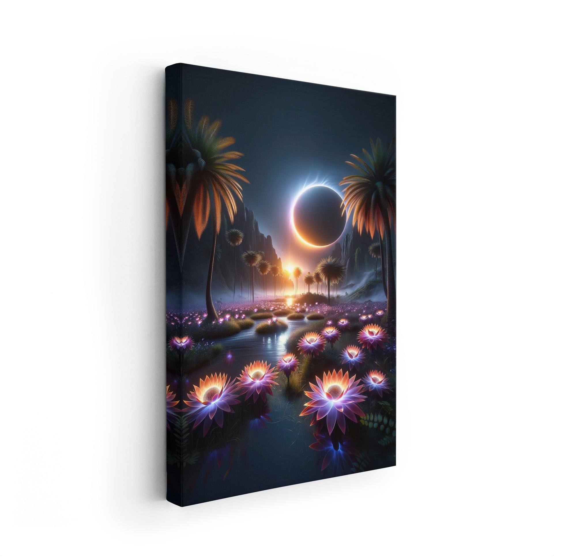 Flowers of Darkness - Zeitlose Landschaft Bilder auf Leinwand
