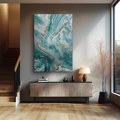 Icy Blue Marble No. 2