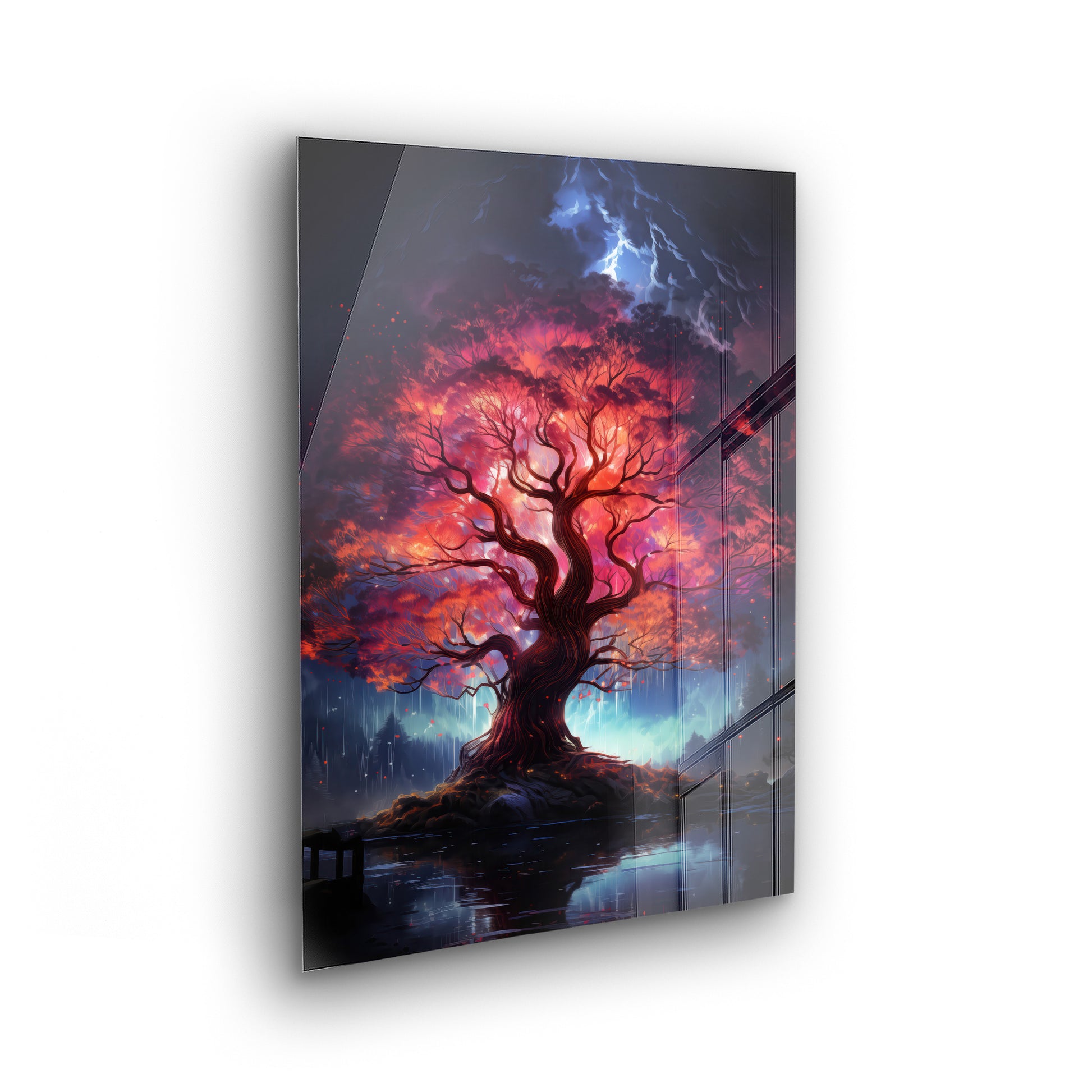 Veins of Vitality - Elegante Landschaftsbilder als Acrylglas-Wandbild