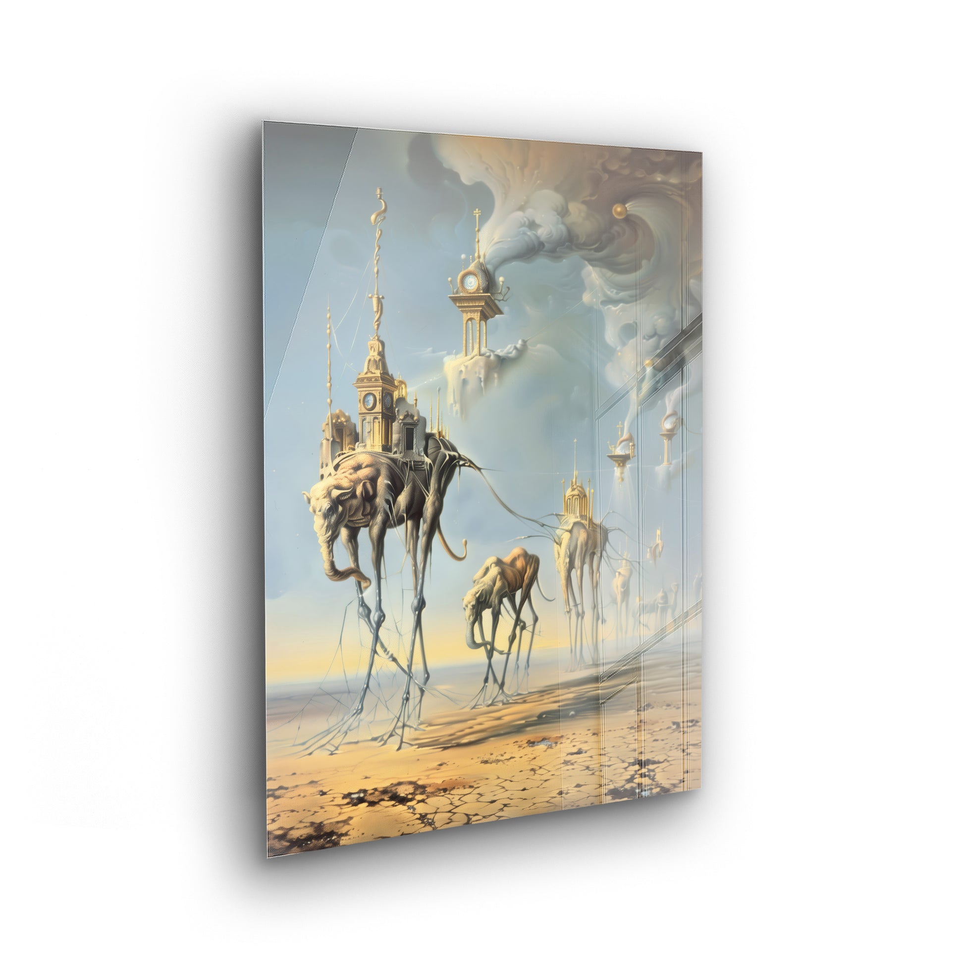 Journey Through Time and Space - Salvador Dalí auf Acrylglas für zeitlose Kunst
