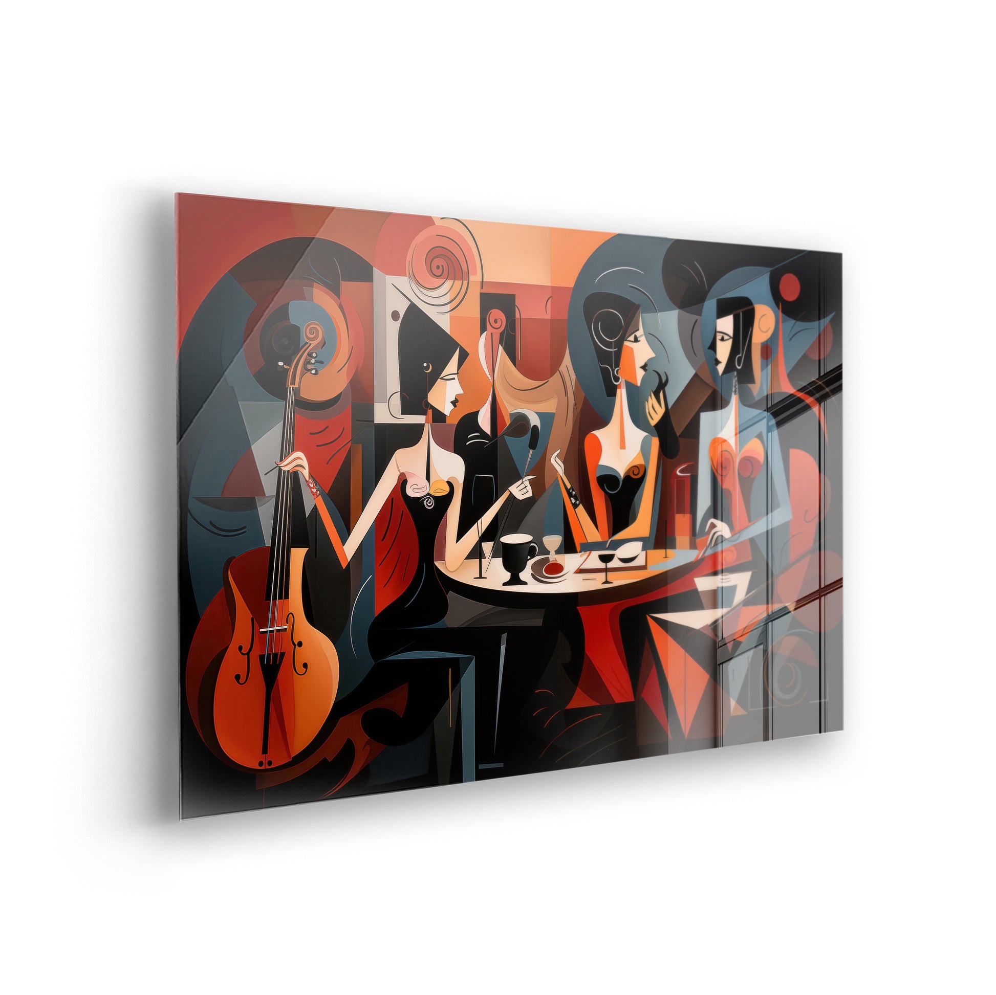 Symphonic Night Out - Klassische Kunst als Acrylglas-Wandbild von Pablo Picasso