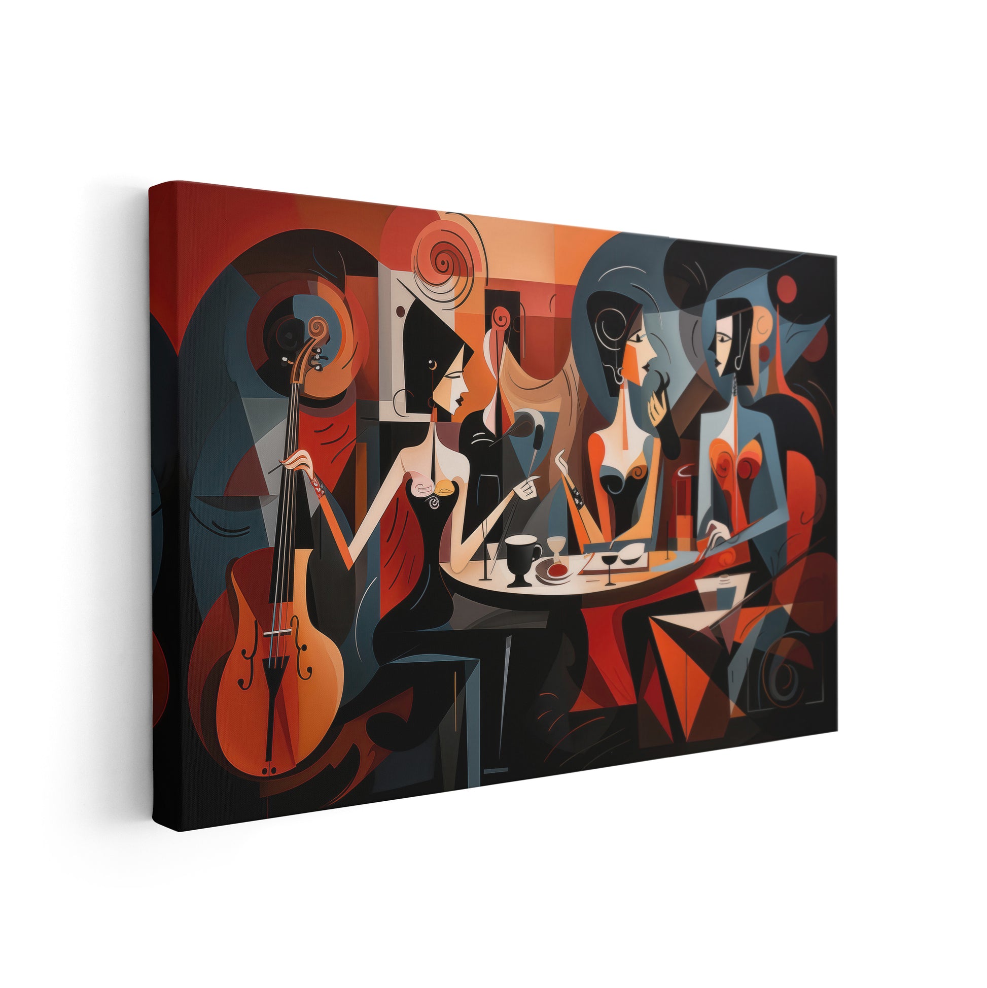 Symphonic Night Out - Klassische Kunst als hochwertige Leinwand von Pablo Picasso