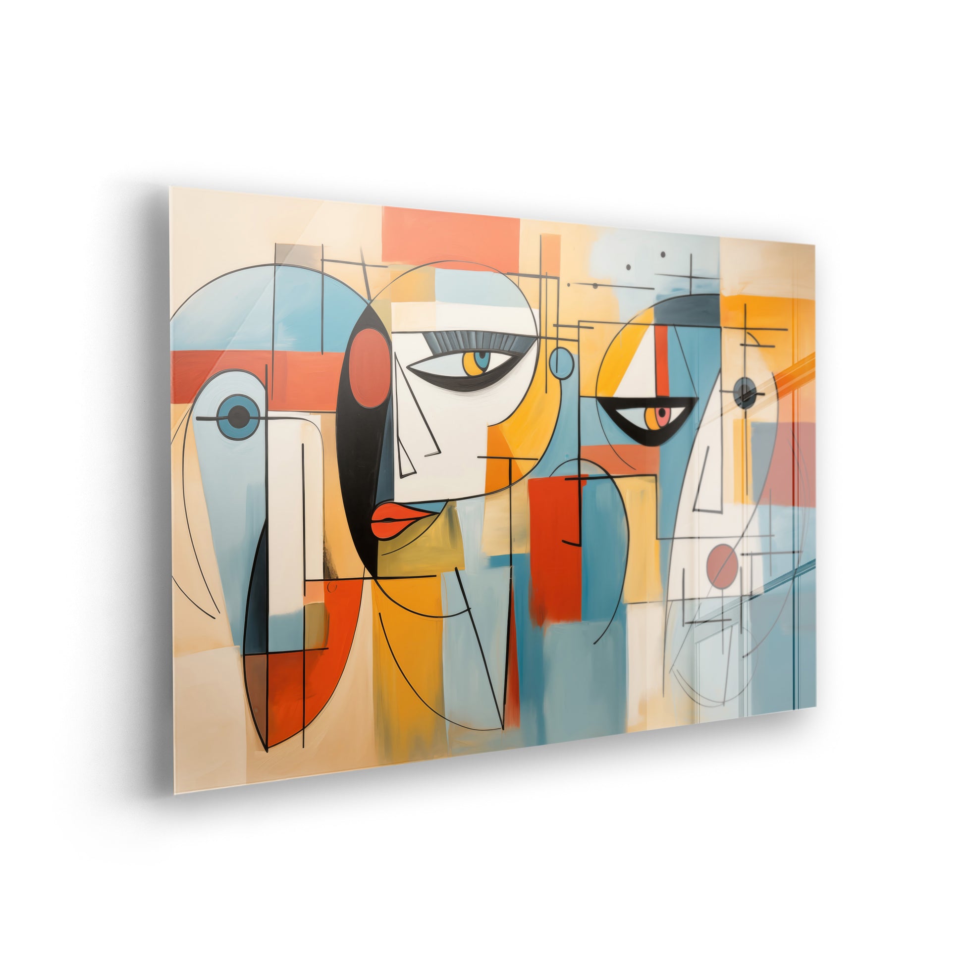 Abstract Moments - Klassische Kunst als Acrylglas-Wandbild von Pablo Picasso