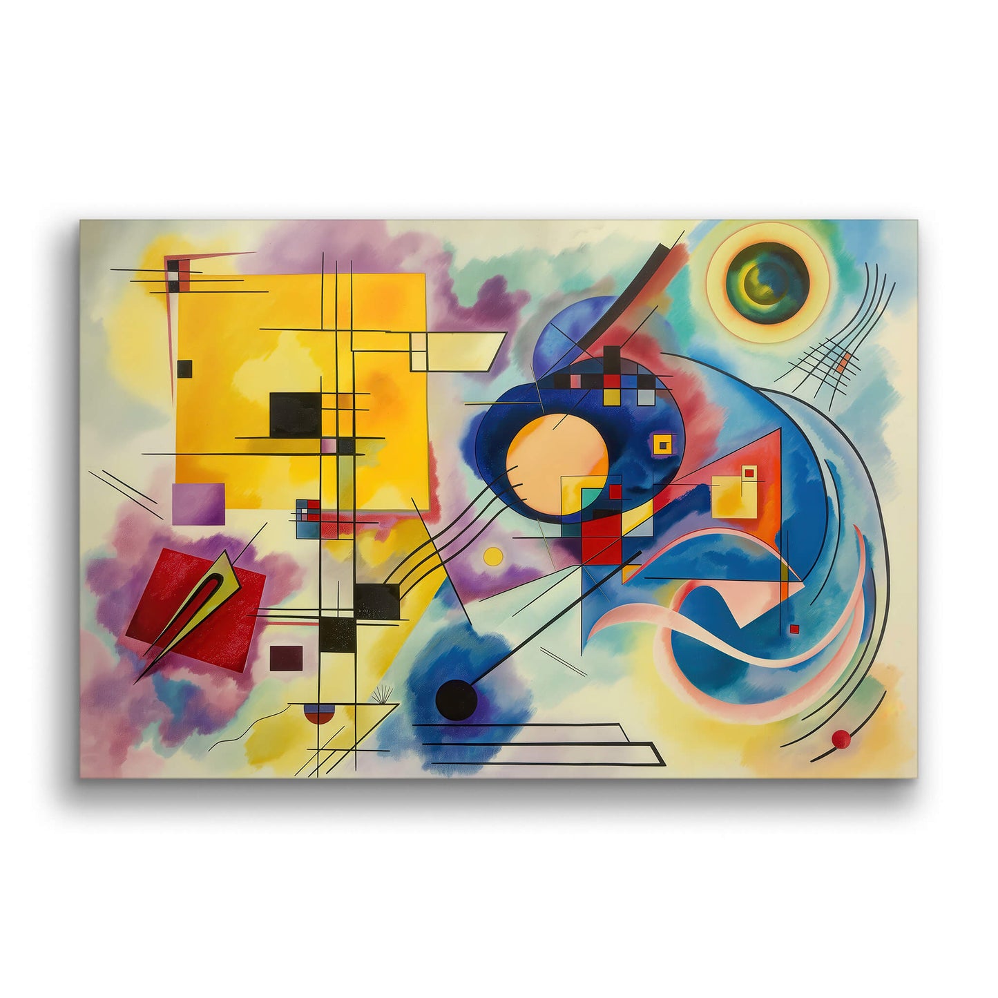 Colorful Structures-Wall Art AI