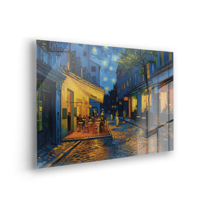 Cozy Nightlife - Acrylglas-Kunst von Vincent van Gogh