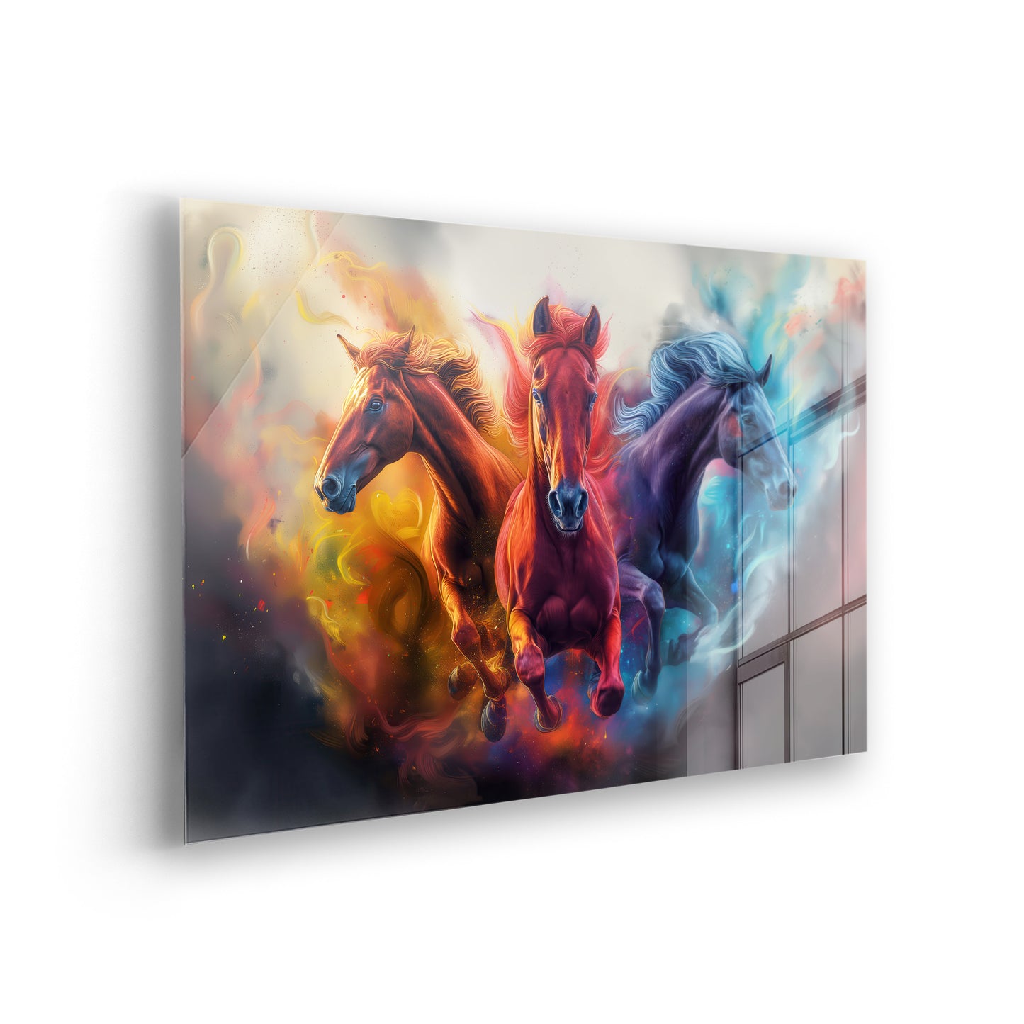 Colors of Freedom - bunte Kunst als Acrylglas Wandbild