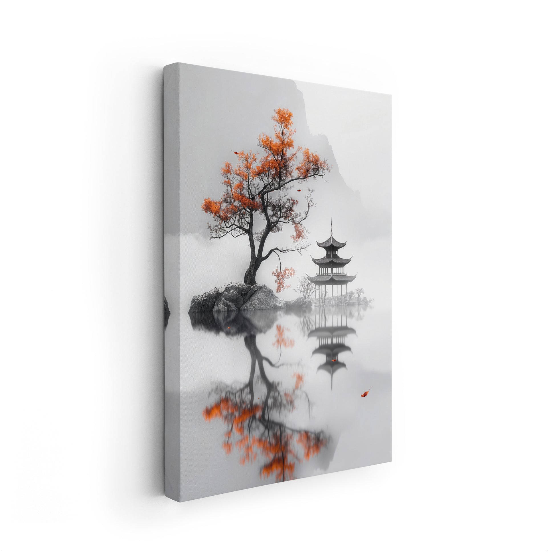 Eternal Harmony - Premium Leinwand-Wandbild als asiatische Kunst
