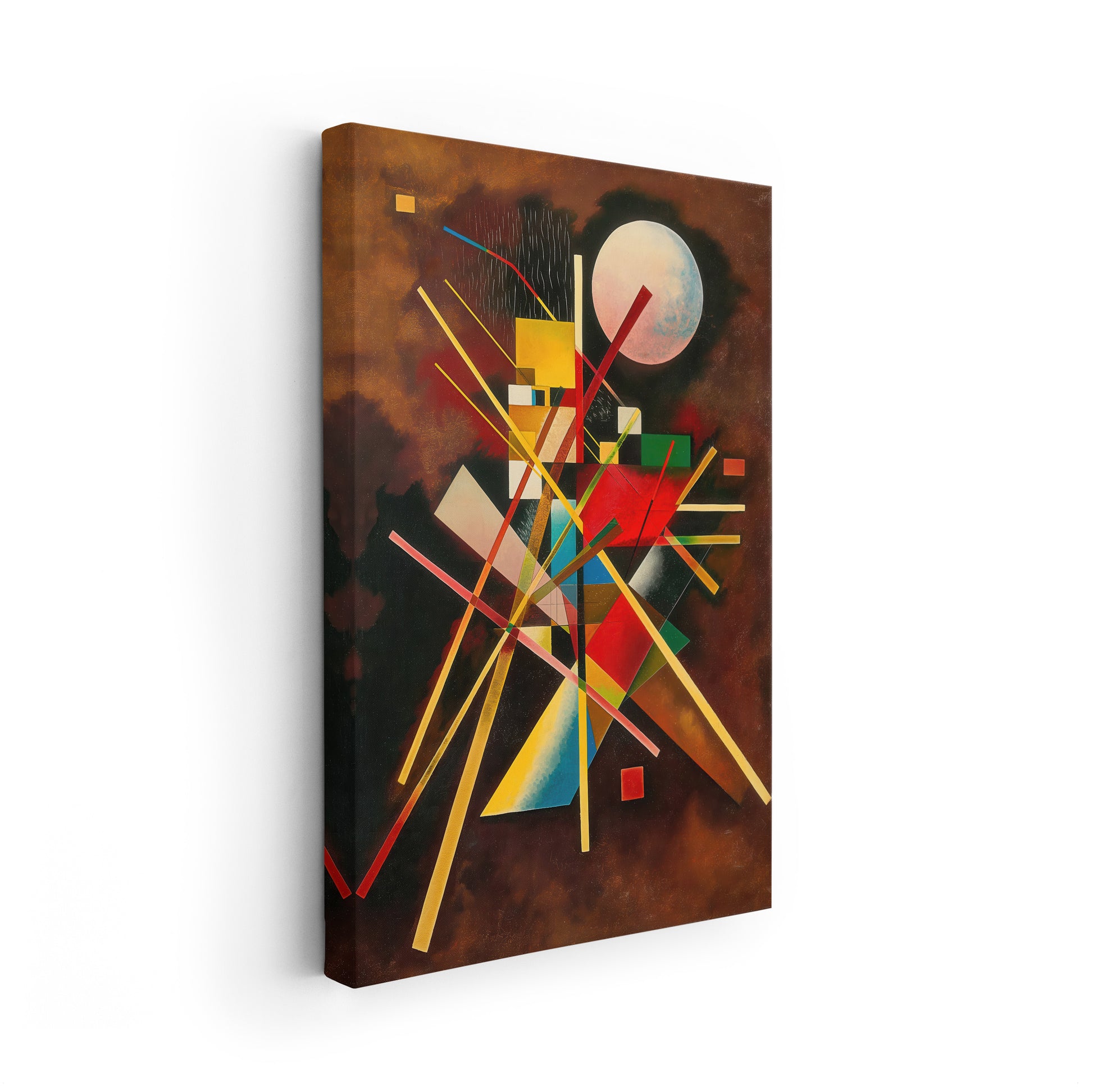 Lines and Shapes - Klassische Leinwandkunst von Wassily Kandinsky