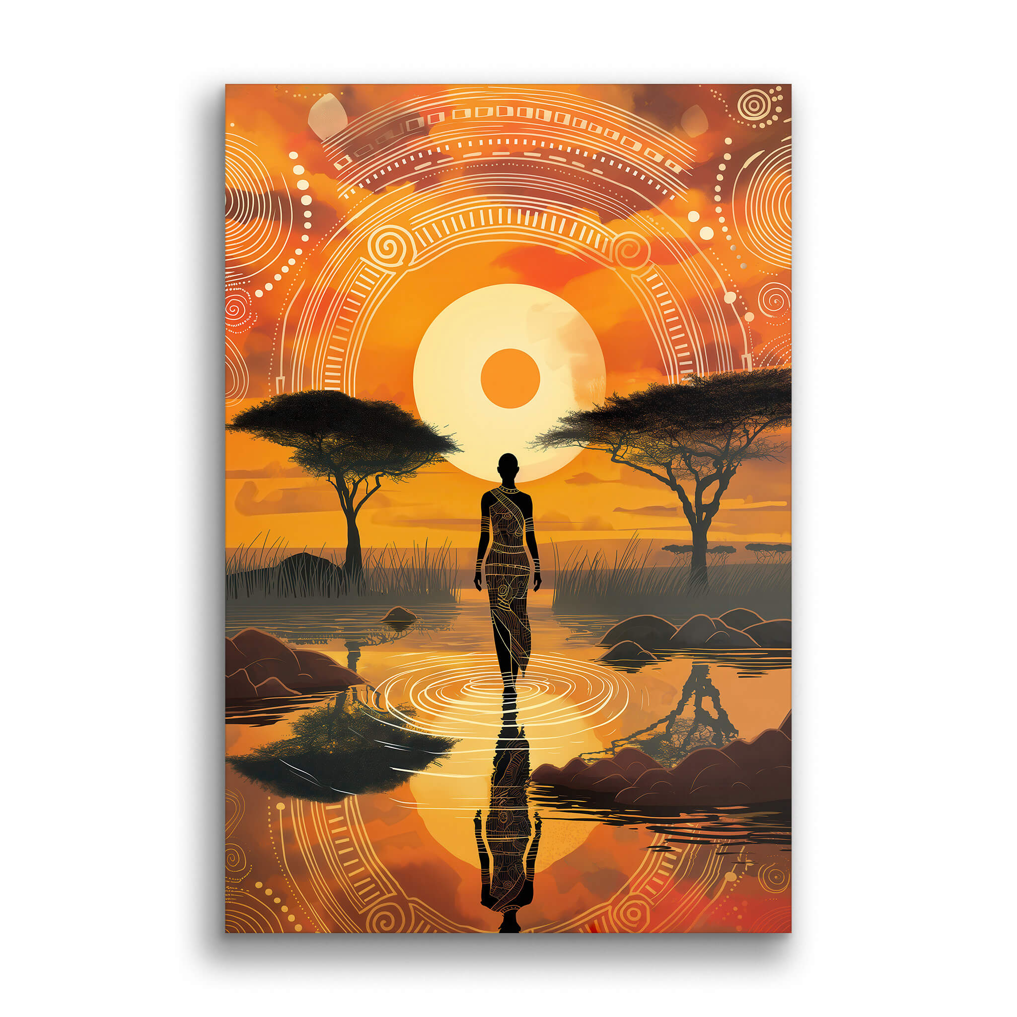 Sun Walk – Wall Art AI