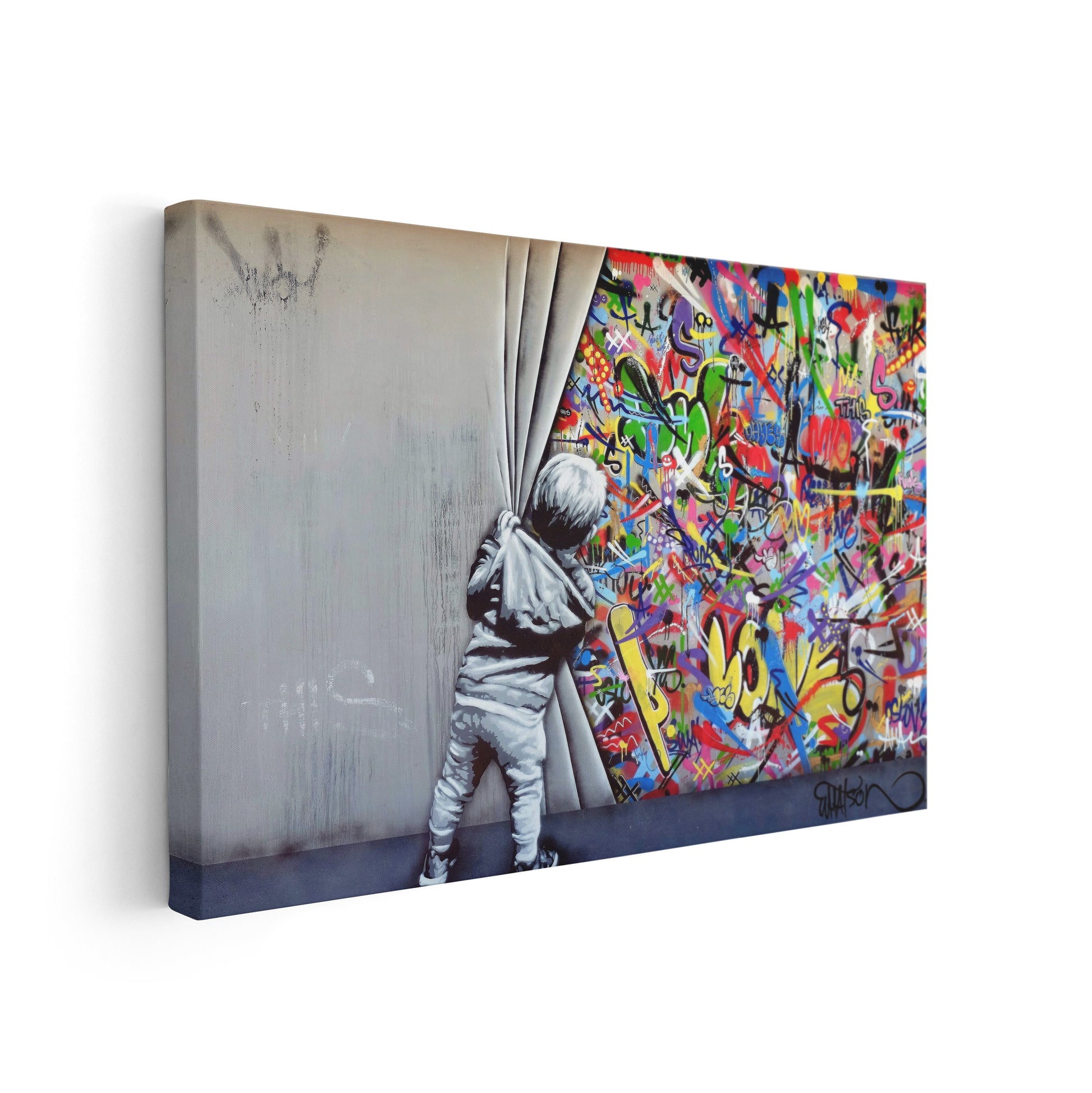 Behind the Curtain – Wall Art AI
