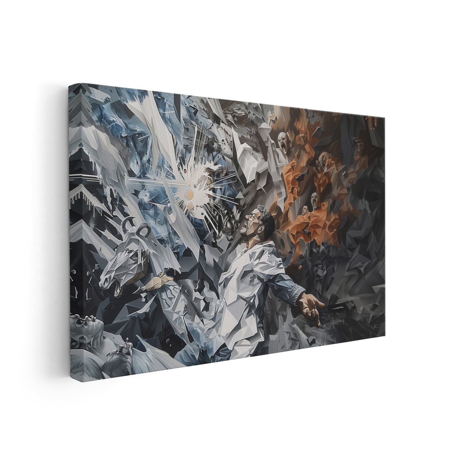 Battle of Heaven - Klassische Kunst als hochwertige Leinwand von Pablo Picasso