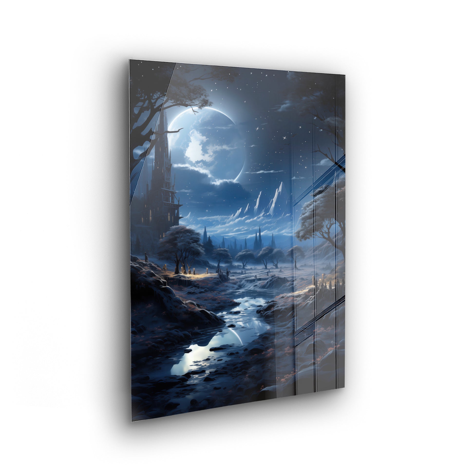 Whispering Night - Elegante Landschaftsbilder als Acrylglas-Wandbild