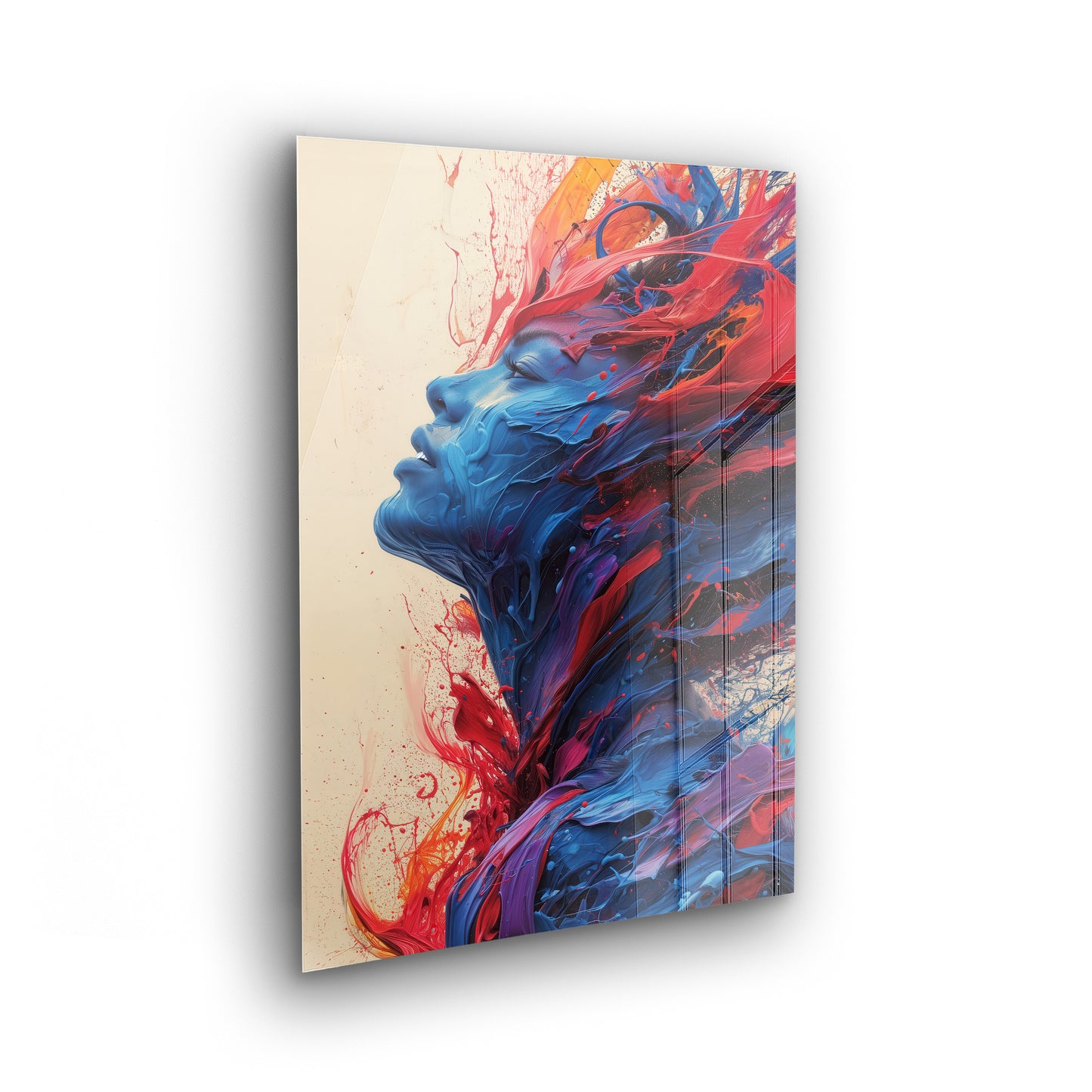 Aura of Chroma - bunte Kunst als Acrylglas Wandbild
