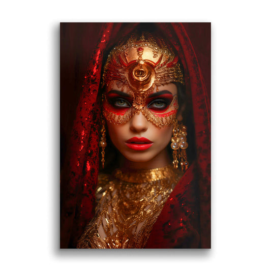 Ruby Mystery-Wall Art AI