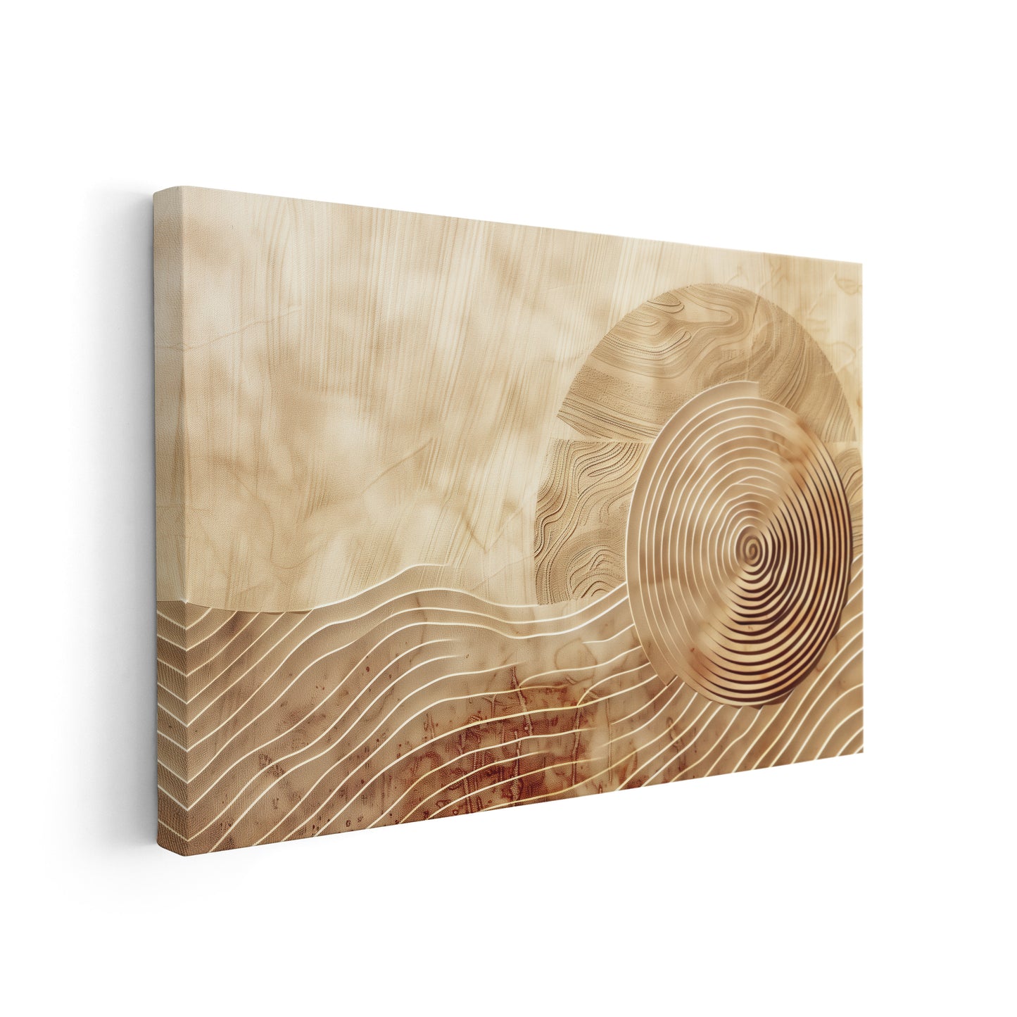 Oases of Calm - Afrikanische Kunst auf hochwertiger Leinwand