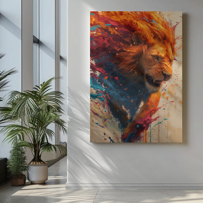 Colors of Domination - Premium Wandbild in moderner Wohnumgebung