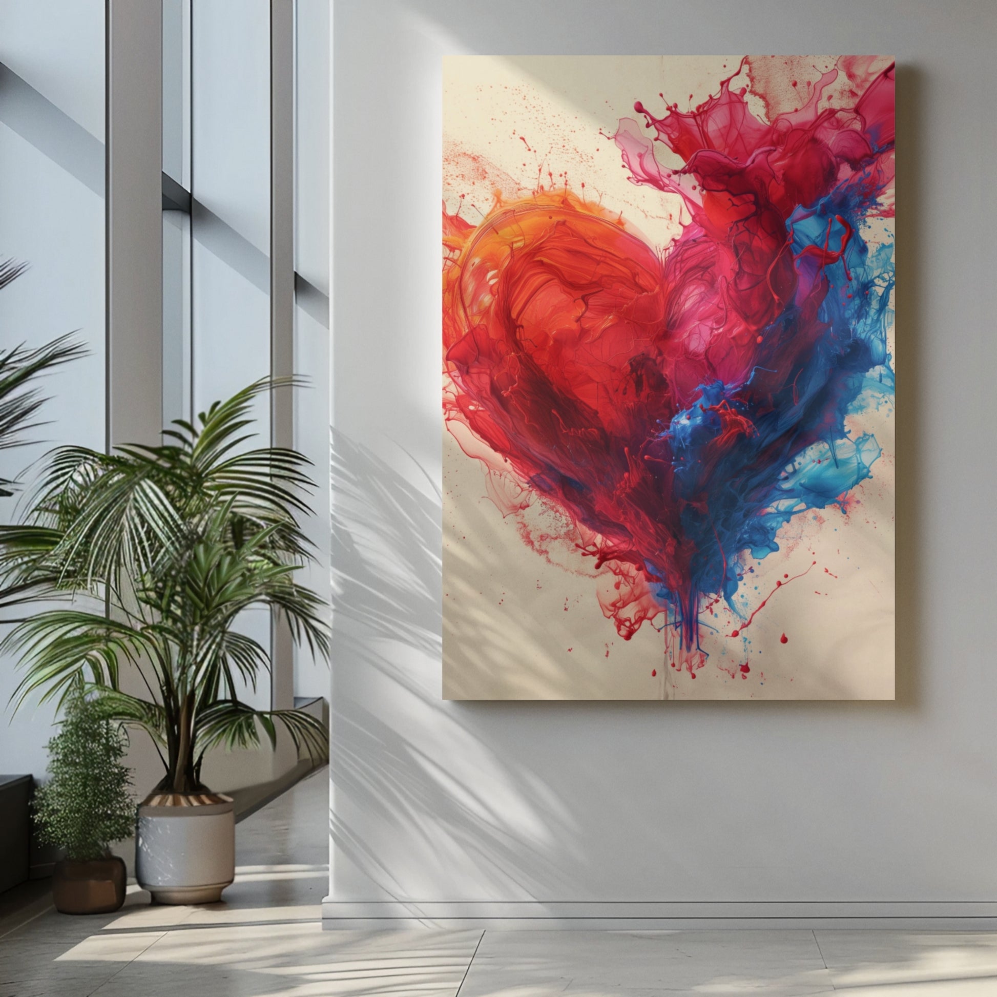 Lovely Pulse of Colors - Premium Wandbild in moderner Wohnumgebung